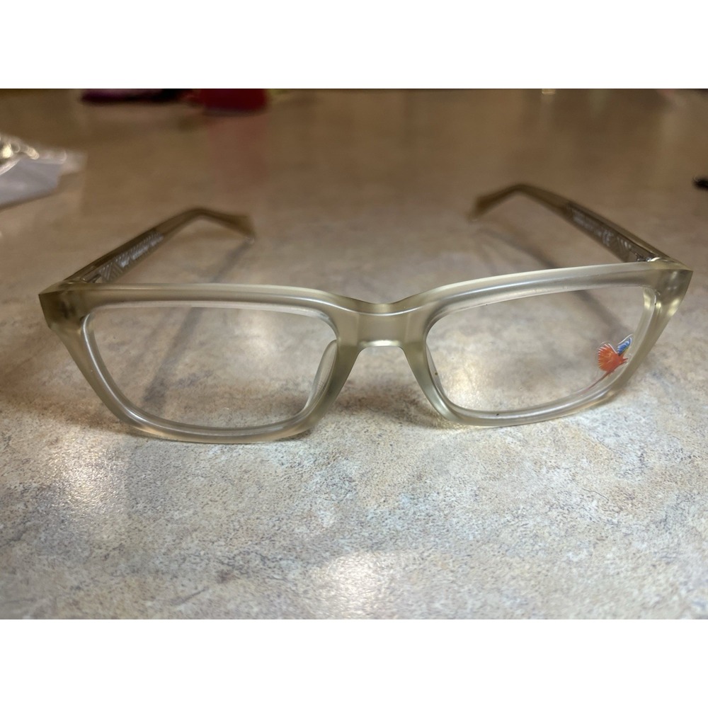 Maui Jim Eyeglasses Frames MJO2205-75WV Matte Clear Beige Square 52-17-140
